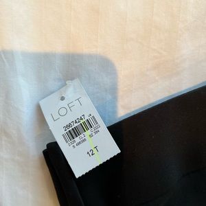 Loft black NWT TALL ANKLE PANTS.